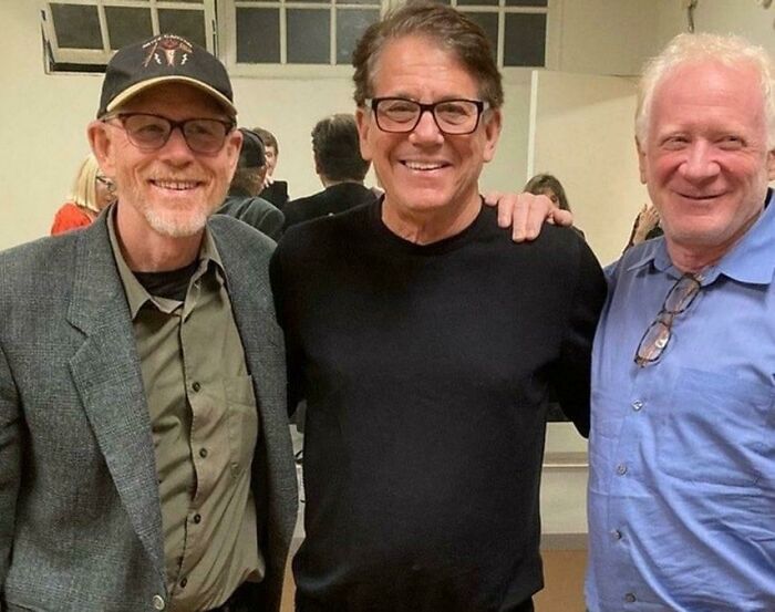 Ron Howard, Anson Williams And Donny Most From Happy Days