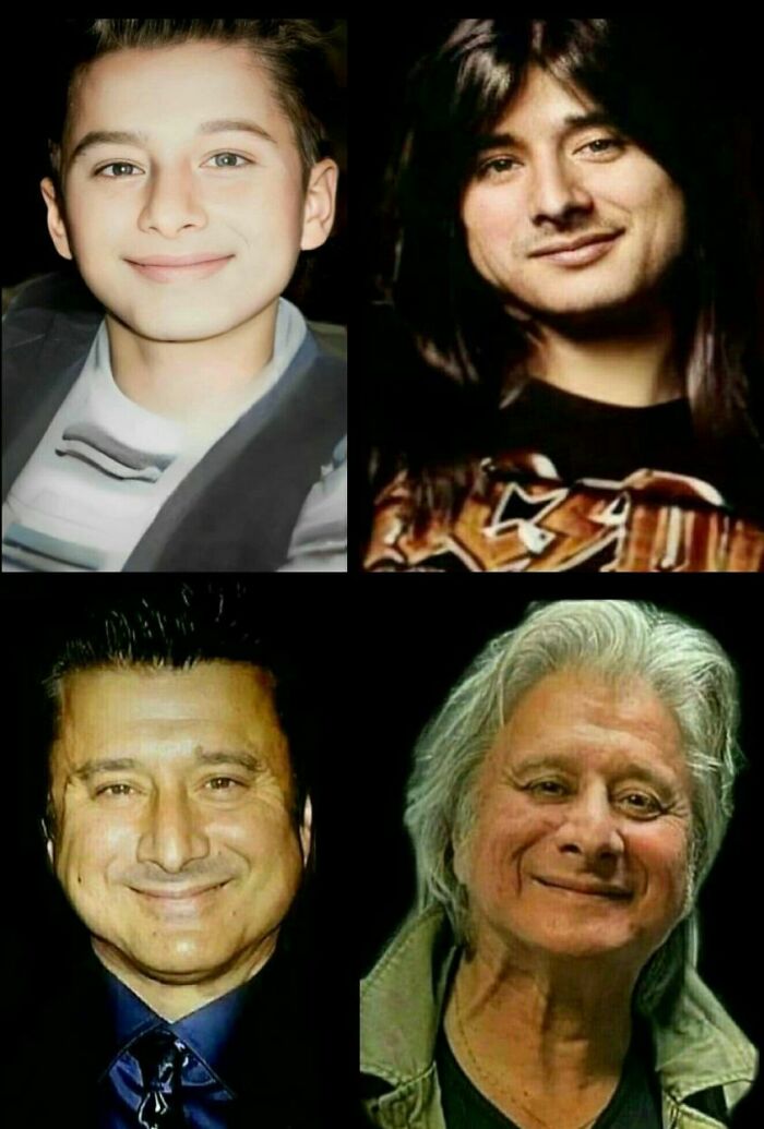 Steve Perry Is 74 Years Old. He's Been Top Right Photo Years Old In My Mind For The Last 35 Years Until I Came Across This Today
