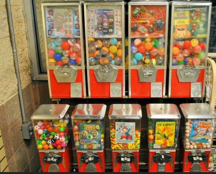 Who Remembers These Coin Machines? I Personally Dont See Them All That Much Anymore Nowadays
