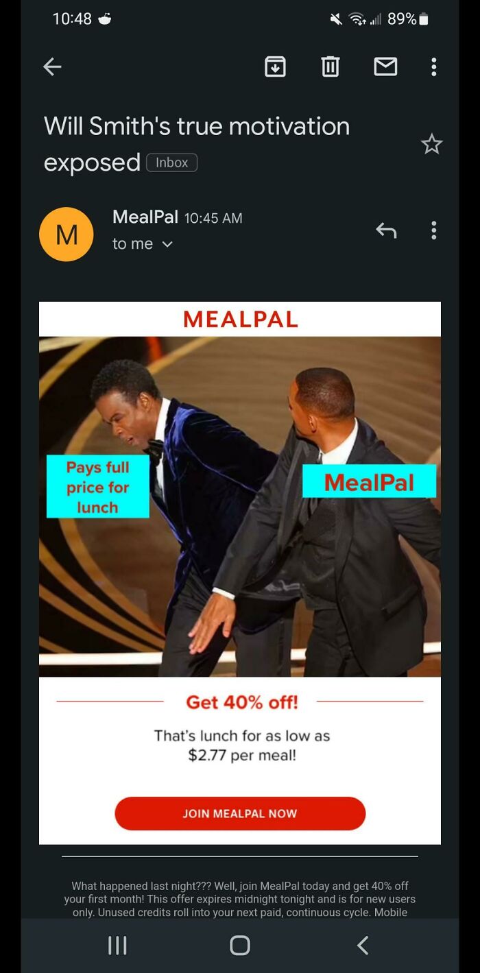 Was Not Expecting The First Meme To Be From Mealpal Tbh