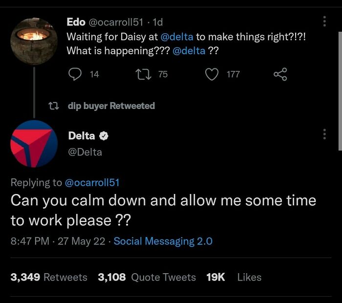 Delta Having A Tough Day