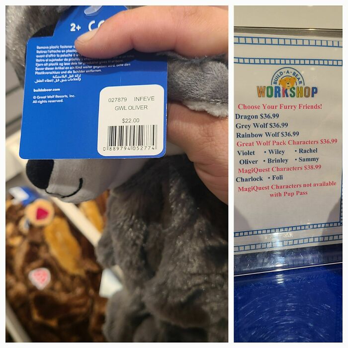 Build-A-Bear Forgot To Black Out The $22 Price Tag, Asks For $37