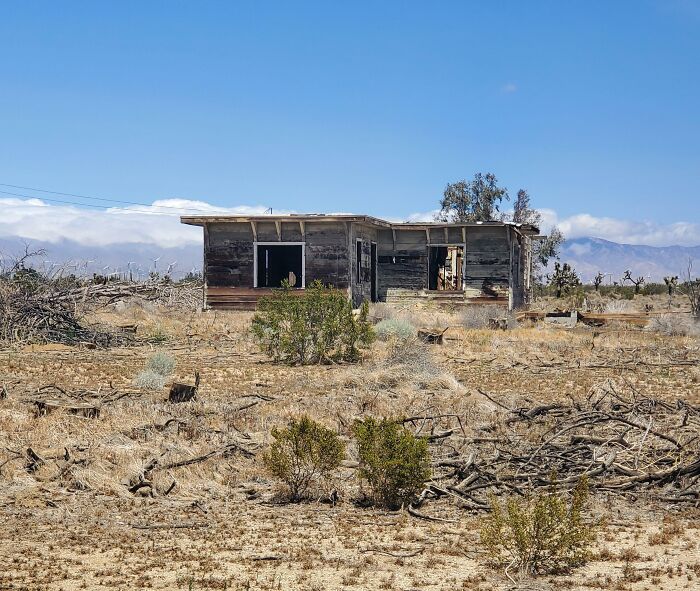 Abandoned House In Mojave Desert