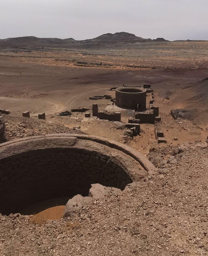 Abandoned Mining Complex In The Moroccan Desert