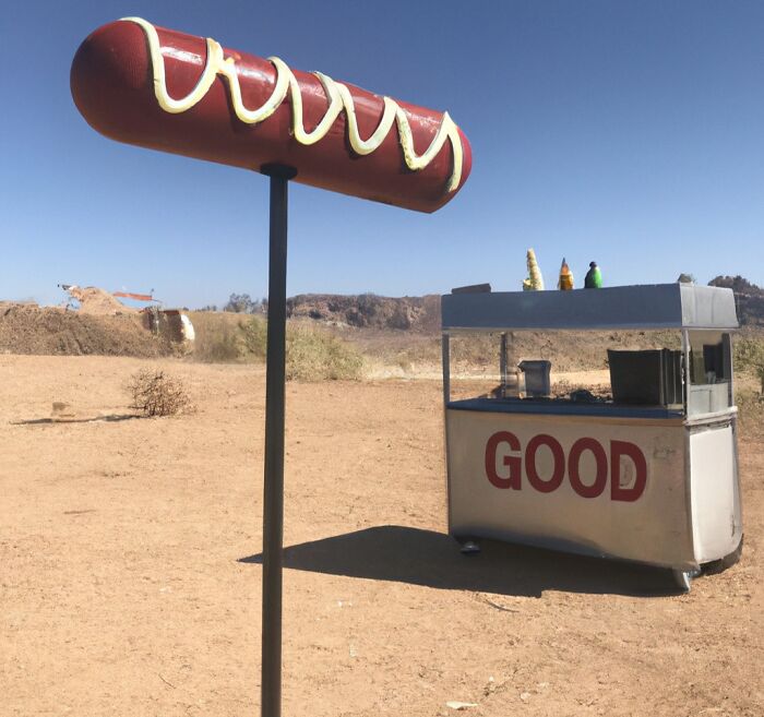 Hotdog Stand In The Middle Of The Desert