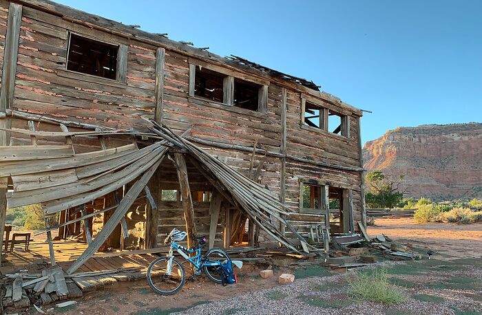 Three Half-Days Of Driving And Cycling In The Southern Utah Desert Paid Off. I Found The Dilapidated Building