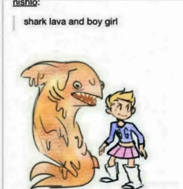 Shark Lava And Boy Girl, The Inverted Heroes