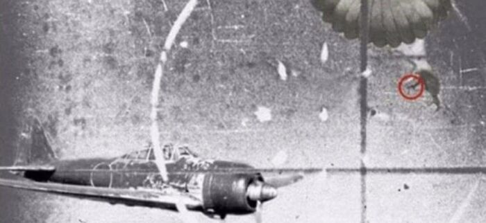 Owen J. Baggett Became Legendary As The Only Person To Down A Japanese Aircraft With An M1911 Pistol Hitting The Pilot In The Head While He Was Parachuting