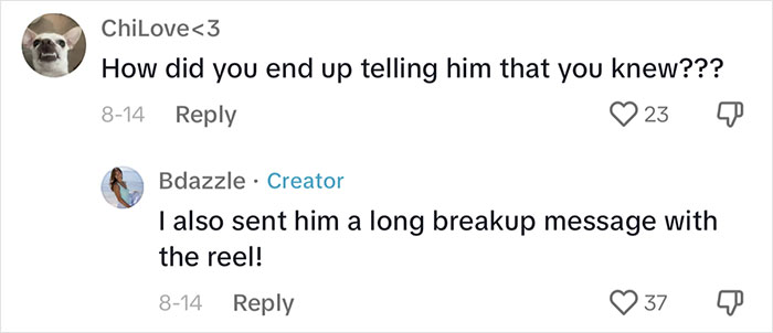 Woman Pretends Not To Know BF Is Cheating, They Have A Great 9-Week Trip Whilst She Exposes Him Woman Pretends Not To Know BF Is Cheating, They Have A Great 9-Week Trip Whilst She Exposes Him