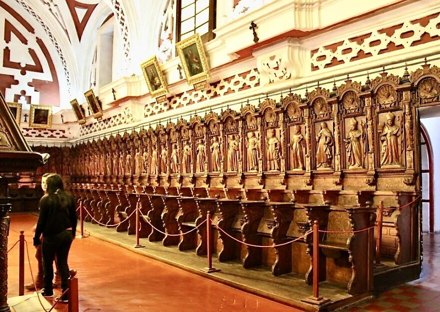 San Francisco Church, The Choir Stalls In Cedar Wood