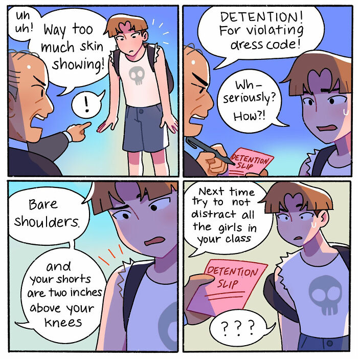 A Comic About Inappropriate Outfit