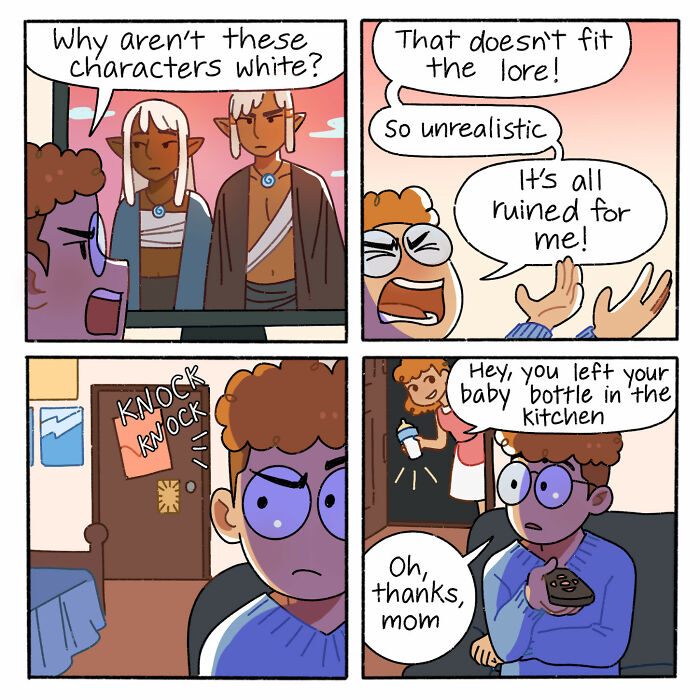 A Comic About Characters In Color