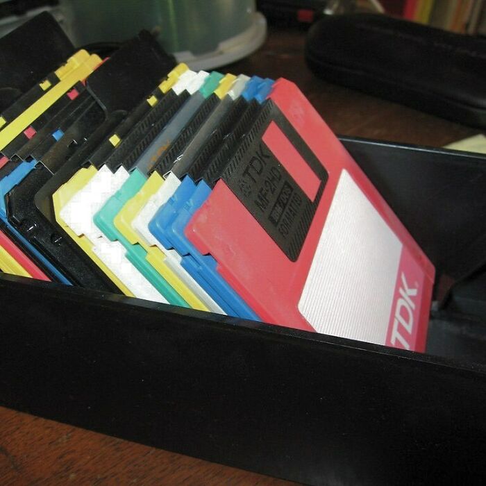 If This Was Your Floppy Disk Collection, What Would The First Disk Be Labelled? Mine Would Be A Smiley Face