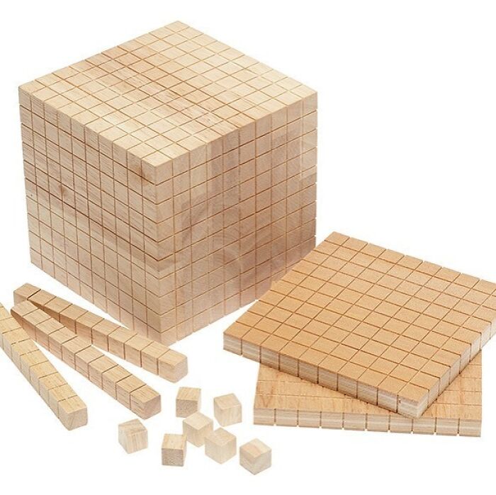 ¿Os enseñaban matemáticas en el colegio con estos bloques?