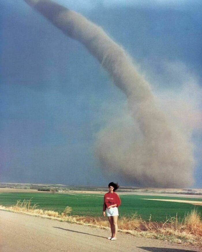Woman And A Tornado, 1989