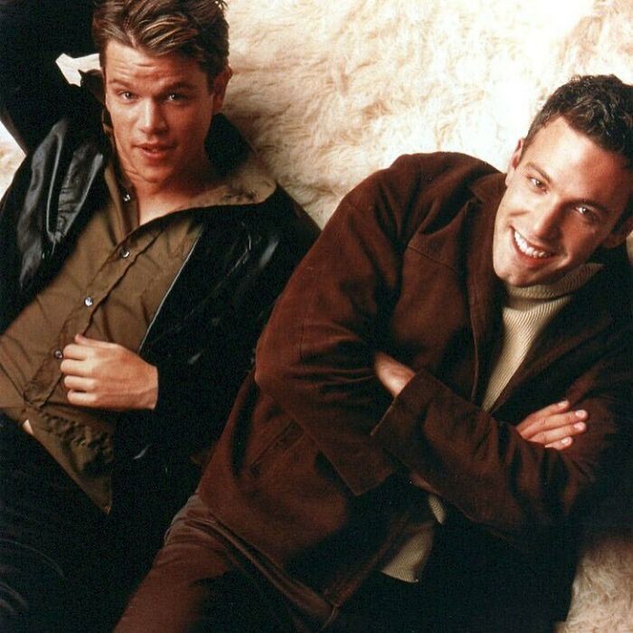 Matt Damon And Ben Affleck In Entertainment Weekly February 1998. Such Dreamboats