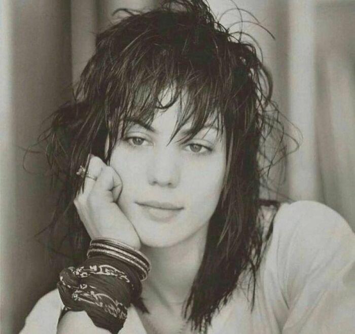 Joan Jett Without Her Signature Black Eyeliner