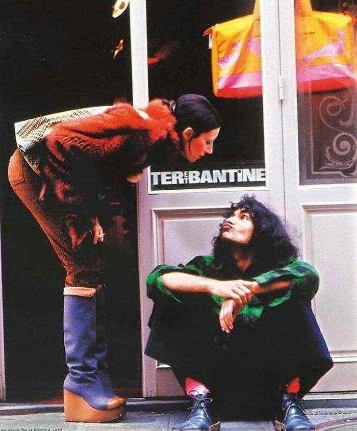 That Moment When You Realize Your Parents Were Cooler Than You. "My Parents In Front Of A Store In Paris, 1972"