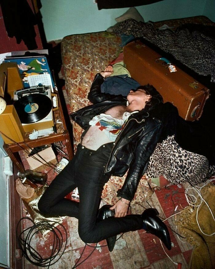 Guy Passed Out, San Francisco, 1979. Photo By Jim Jocoy