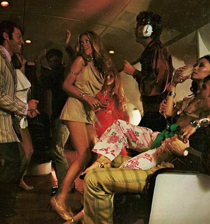 Party In A Flight, 1970s