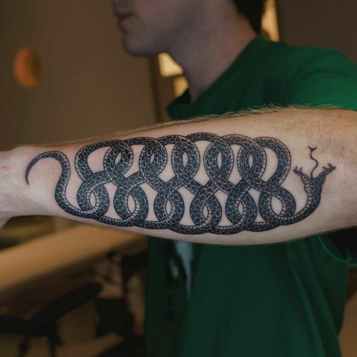 wrap around snake tattoo on handTikTok Search