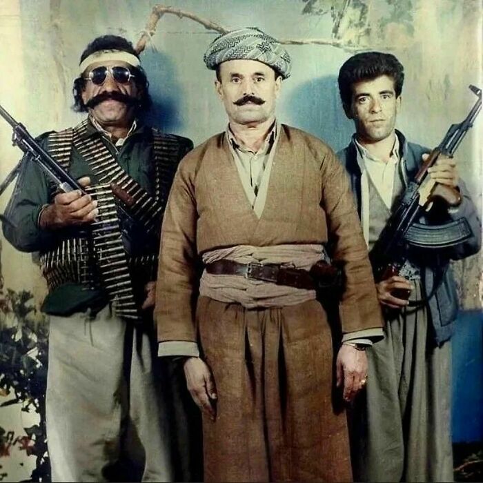 Kurdish Peshmergas, Iraq, 1970's