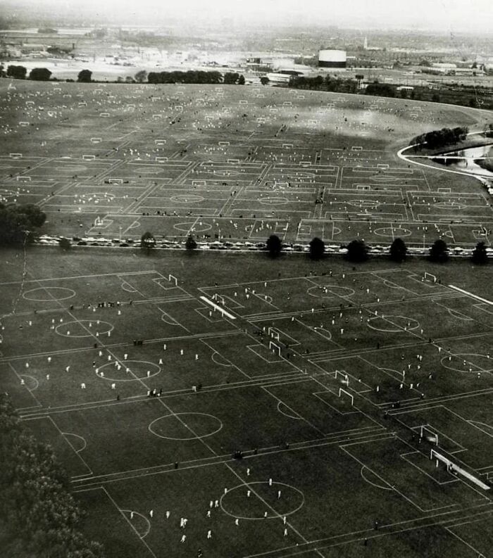 111 Football Games Played At Hackney Marshes, London, United Kingdom In 1962