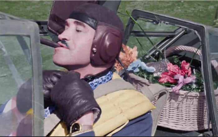 Luftwaffe Pilot Adolf Galland Preparing To Take A Gift Basket Of Lobster And Champagne For General Osterkamp's Birthday, 1941