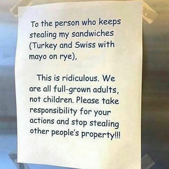 The Tale Of The Sandwich Thief
