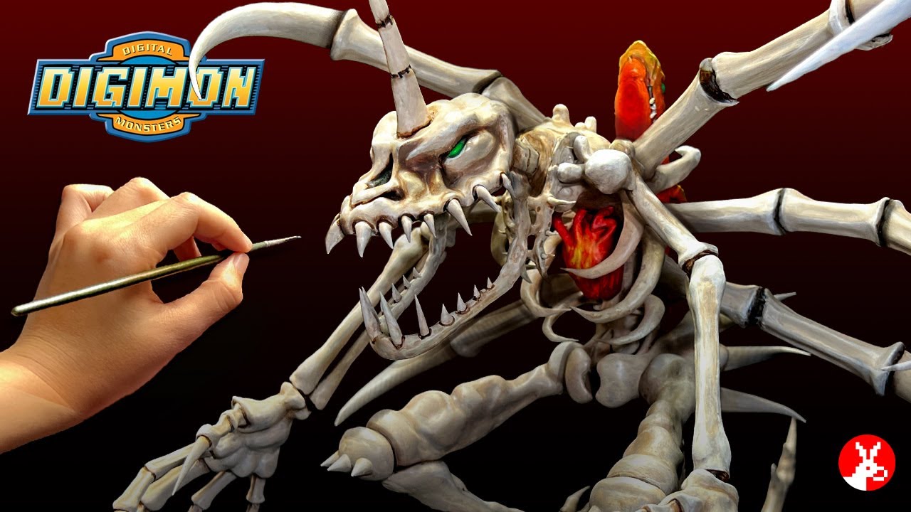 I Model, Print & Paint Digimon Skullgreymon