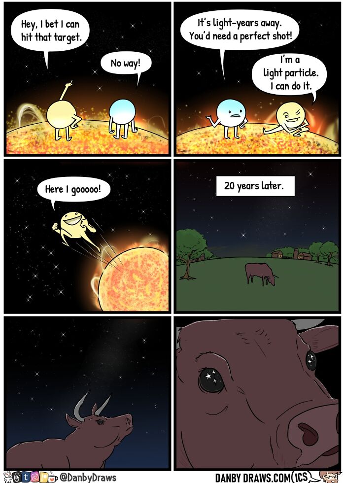 Funny comic about shooting stars