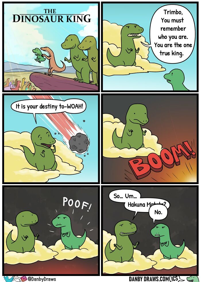 Funny comic about dinosaurs