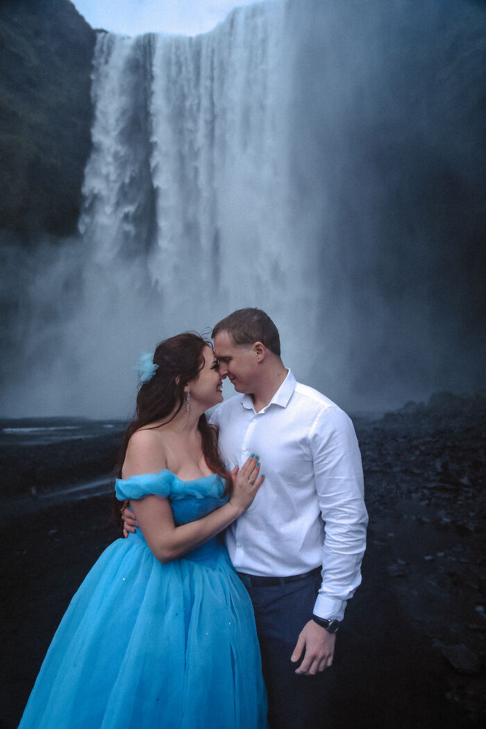 You Will Never Be 27 Again Running Around In A Blue Dress In Iceland (6 Pics)