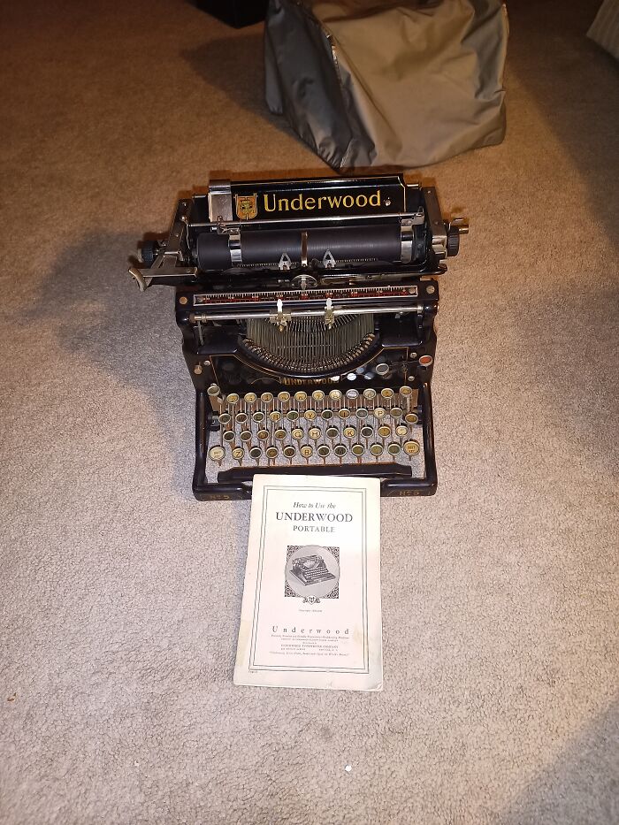 1920s Underwood Portable Typewriter