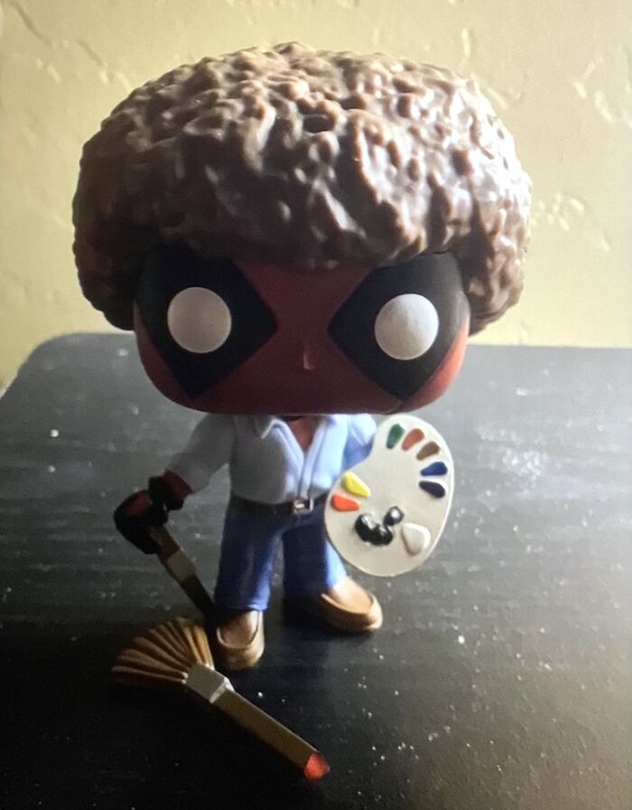 Sadly The Paintbrush Broke, I Won’t Wanna Get Into It. And This Is Only One Of My Funko Pops. Maybe I’ll Post A Pic Of My Funko Tower Later. If This Gets 5 Upvotes I’ll Post The Tower