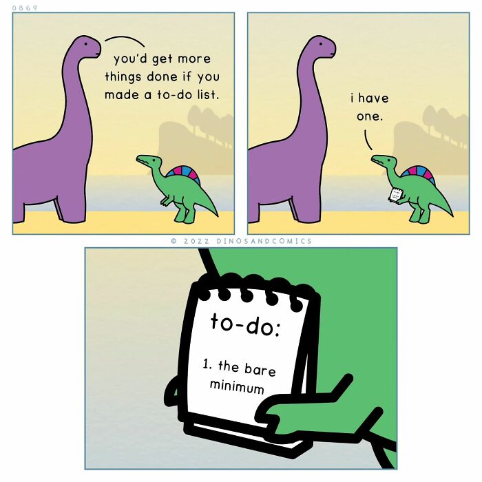 A heartwarming comic about dinosaurs finding hope in each other