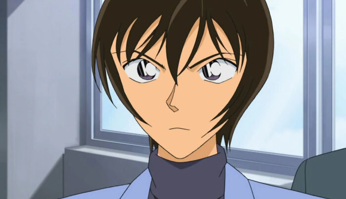 Miwako Sato from Detective Conan looking angry