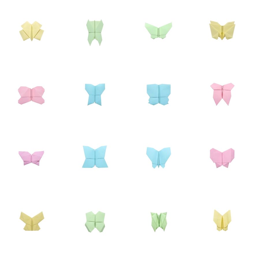 I Made Over 1000 Origami Butterflies (22 Pics)