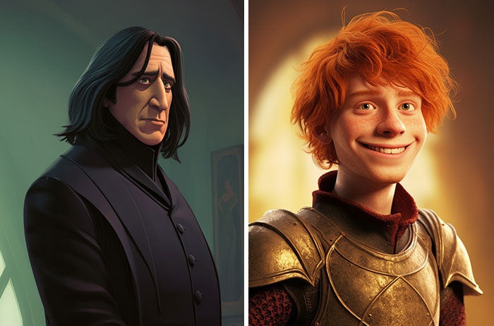 When AI Meets Magic: I Gave Harry Potter Characters A Shrek-Tastic Makeover (14 Pics)