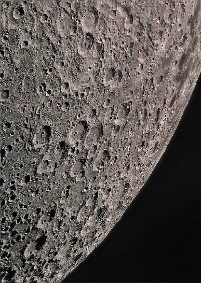 One Of The Clearest Closeup Moon Image!