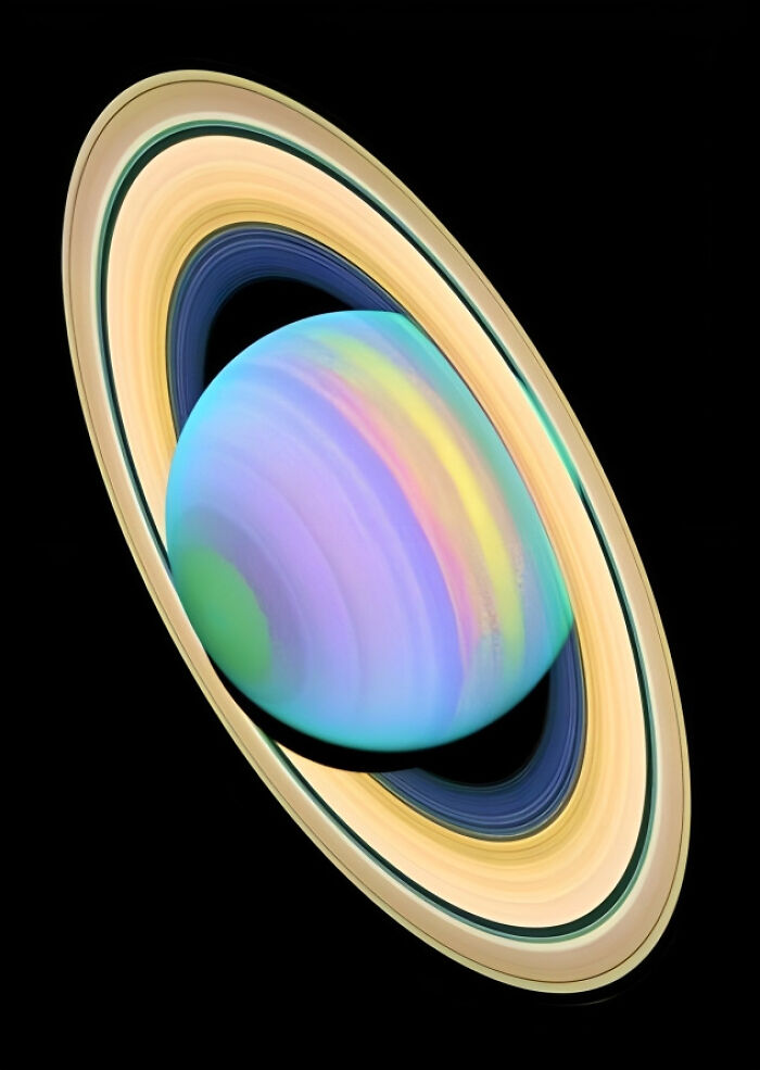 Saturn In Ultraviolet