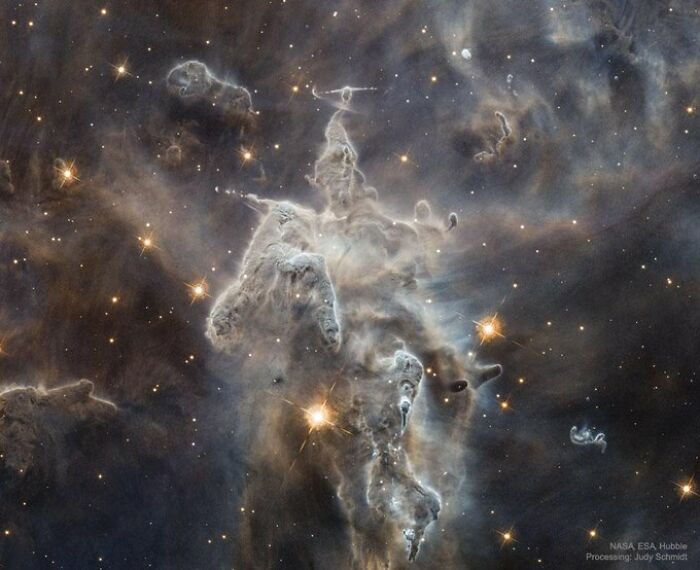 The Violent Center Of The Carina Nebula, A 460 Light Year Wide Monster Holding Some Of The Most Beautiful Gas And Dust Structures In The Milky Way For Our Eyes To See!
