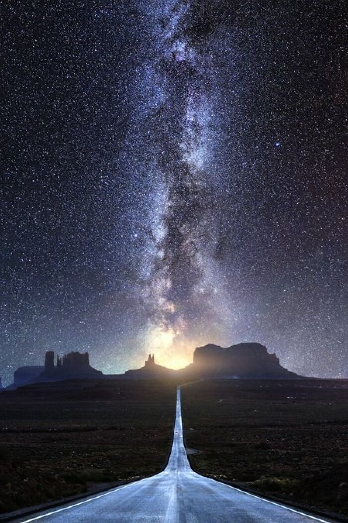 Milky-Way Above The Monument Valley USA