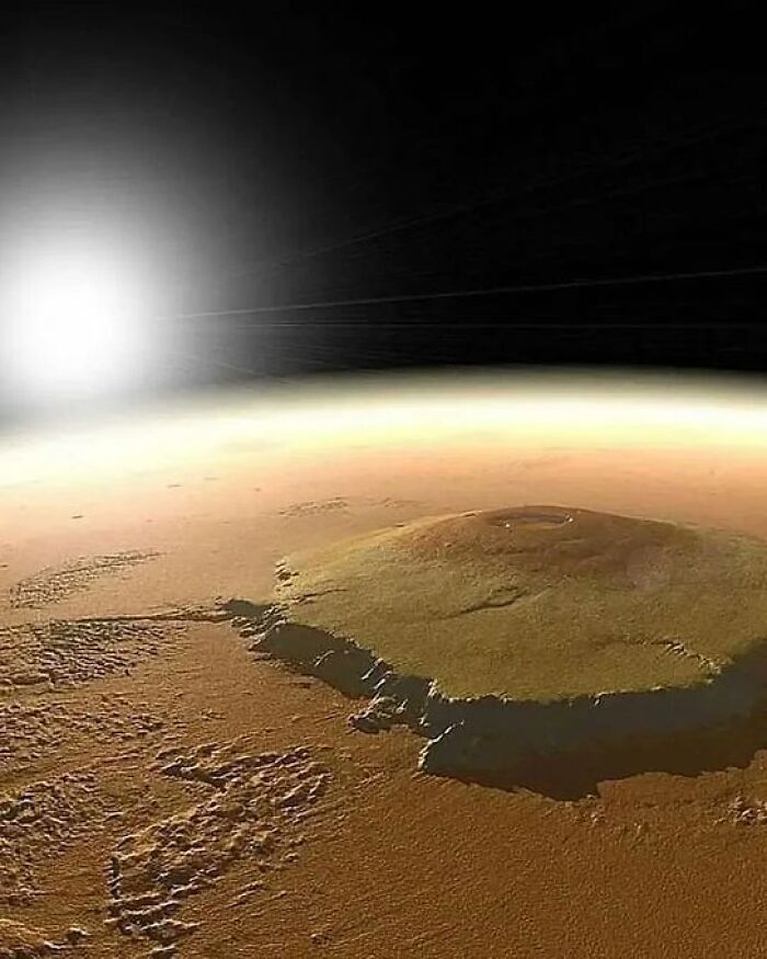 Olympus Mons(Mars)- The Tallest Mountain In The Solar System