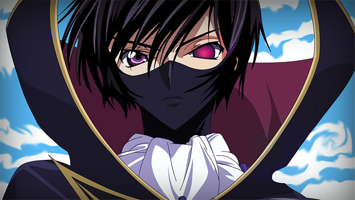 Lelouch looking straight