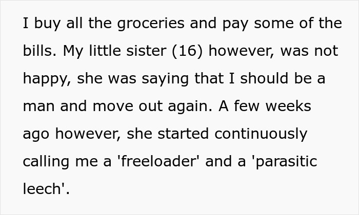 “Be A Man And Move Out”: Guy Has Enough Of His Mean Little Sister, Gets Revenge “Be A Man And Move Out”: Guy Has Enough Of His Mean Little Sister, Gets Revenge