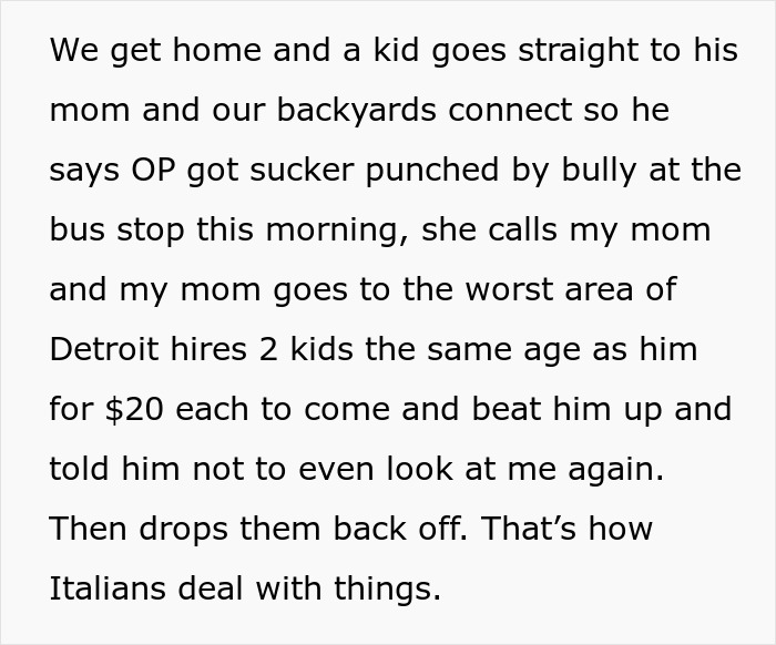 Mom Handles Her Daughter’s Bully Like A Mob Boss By ‘Hiring’ A Couple Of Kids To Beat Him Up Mom Handles Her Daughter’s Bully Like A Mob Boss By ‘Hiring’ A Couple Of Kids To Beat Him Up