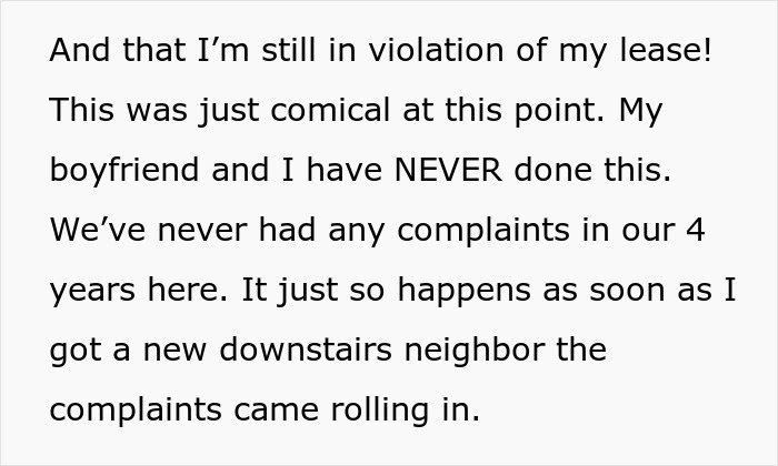 Woman Wreaks Petty Revenge On New Neighbors Who Keep Slandering Her To The Property Manager 