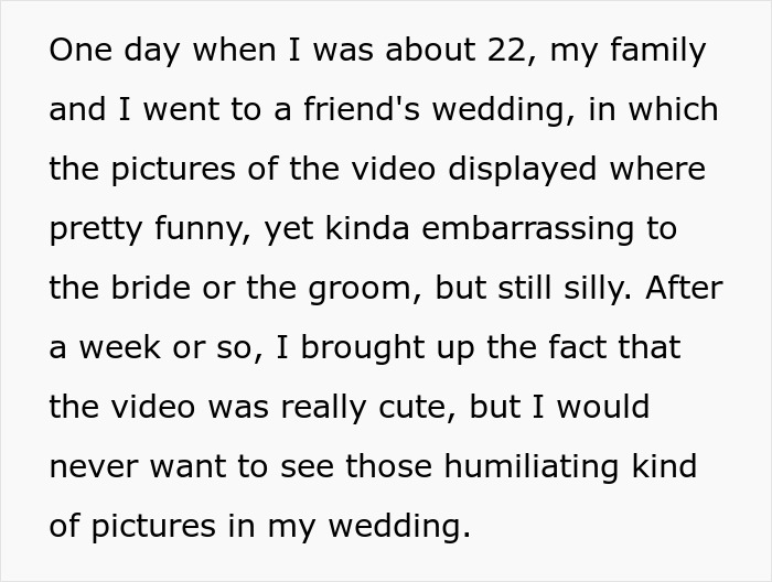 Bride Sobs After “Degrading” Pictures Get Shown At Wedding, Walks Out After Mom’s Speech