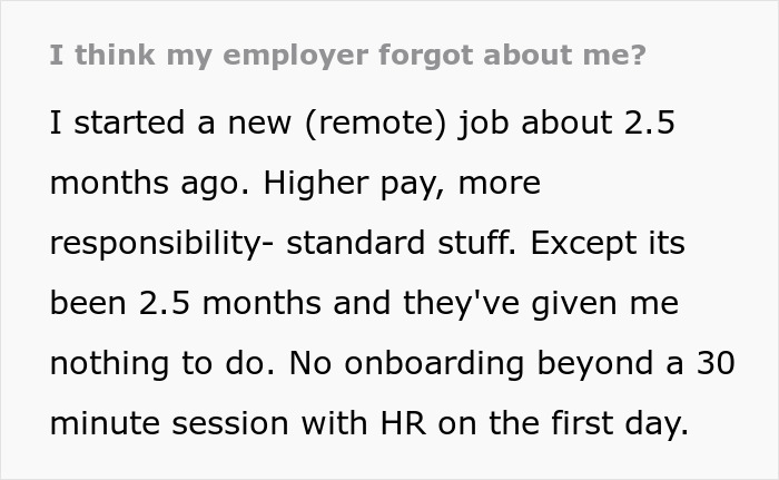 Person Worries About Getting Paid To Do Nothing, The Internet Shoves Some Sense Into Them Person Worries About Getting Paid To Do Nothing, The Internet Shoves Some Sense Into Them